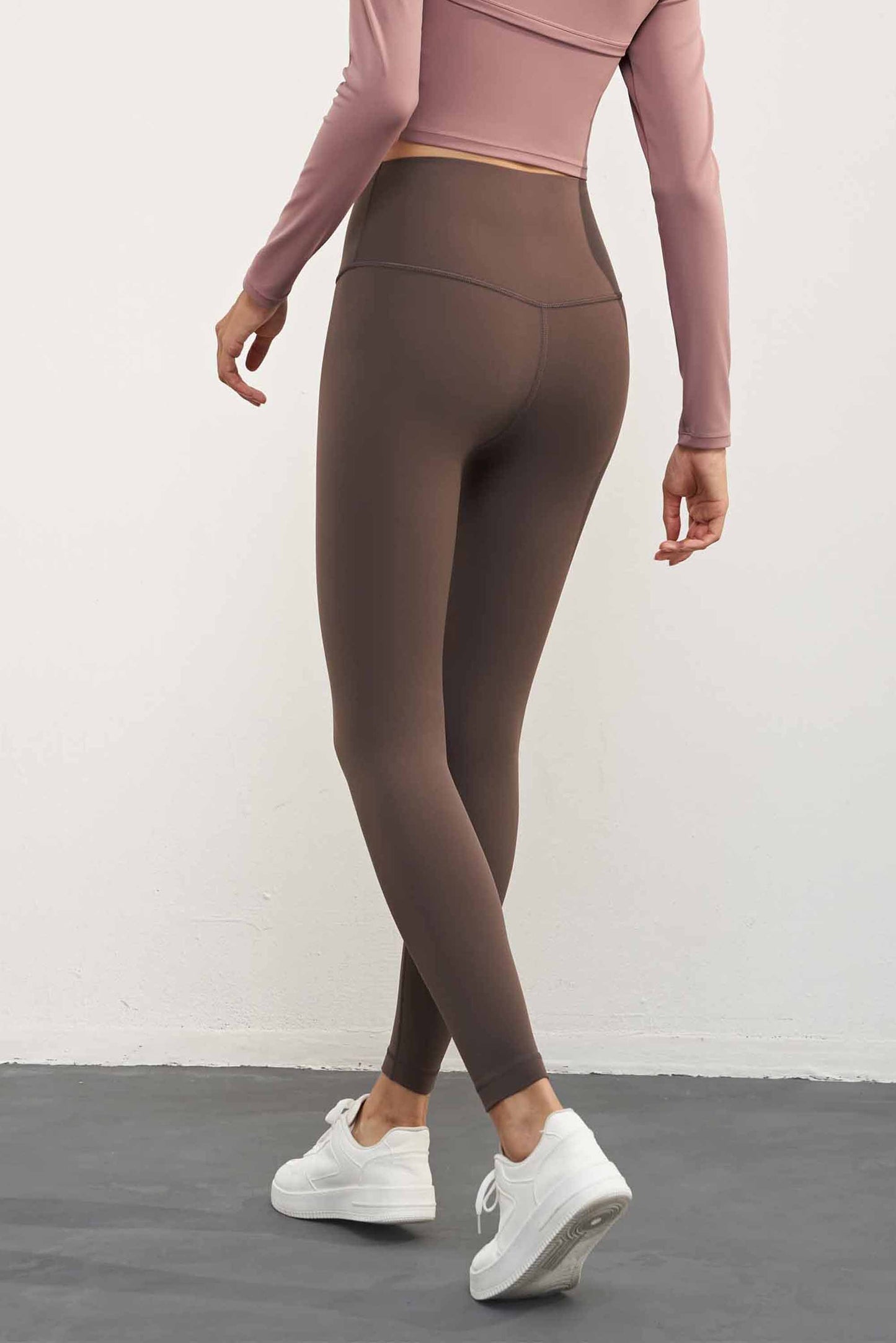 CK1611-Nuls plus thick fleecy nude Yoga pants Women's high-waisted seamless anti-embarrassment leggings with hip lift and leg length fitness pants