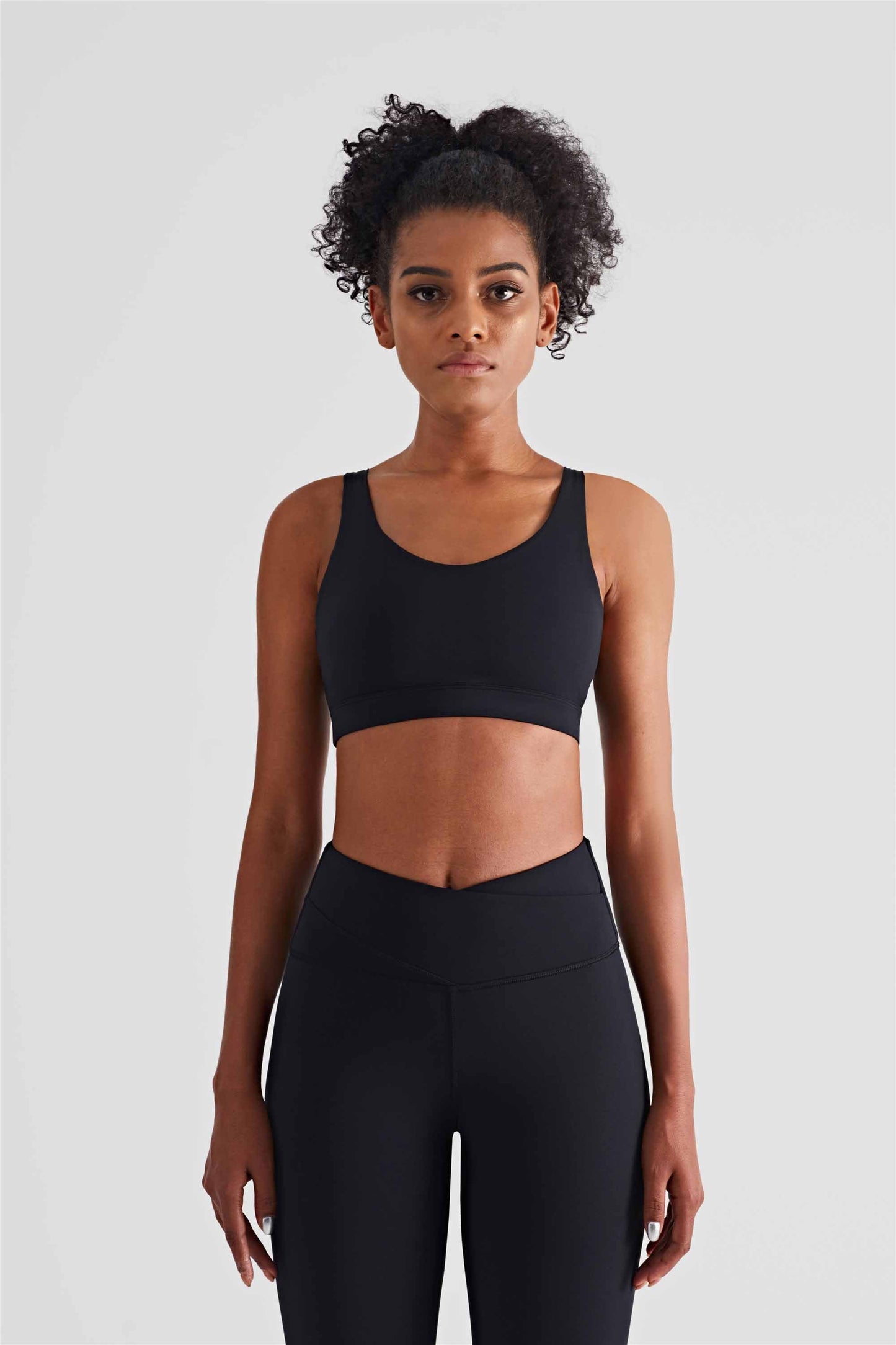 WX1412-BR Nude Yoga Bra X Type Beauty back High strength fitness vest pull in the belly pull together integrated sports underwear women