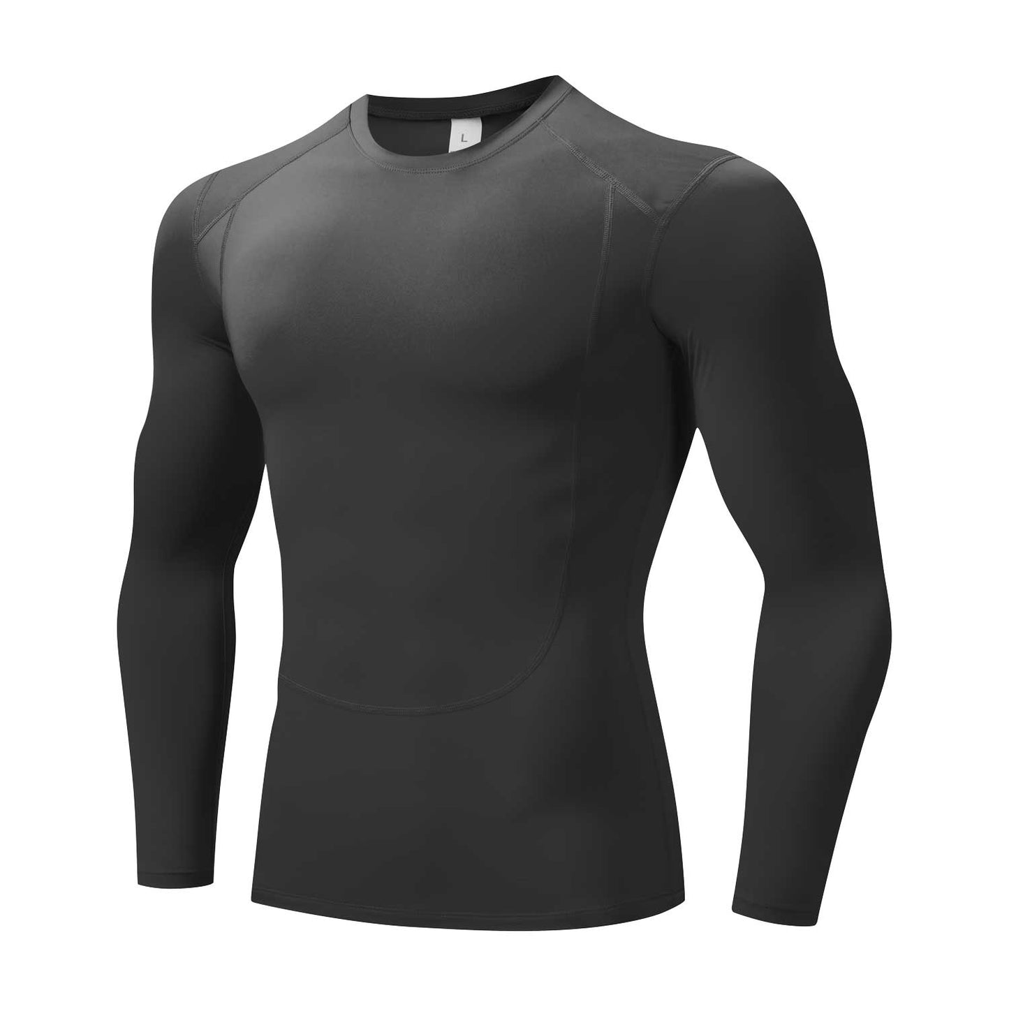 HRYT233002- Quick dry long sleeve tights basketball base shirt men's running fitness wear sports shirt