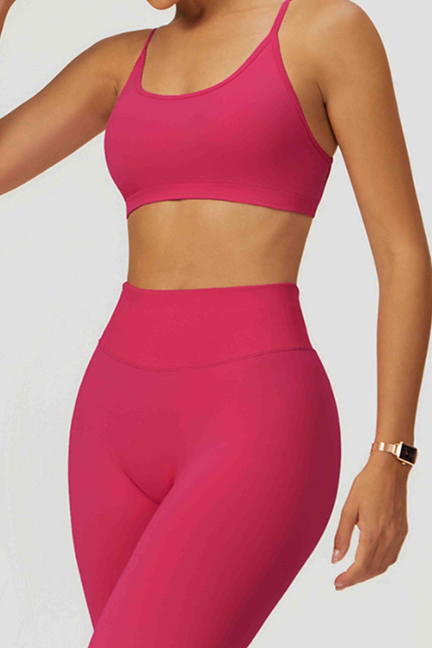 HR7655 Seamless cross-back yoga bra and quick-drying yoga top with a sense of high-end fashion for summer fitness