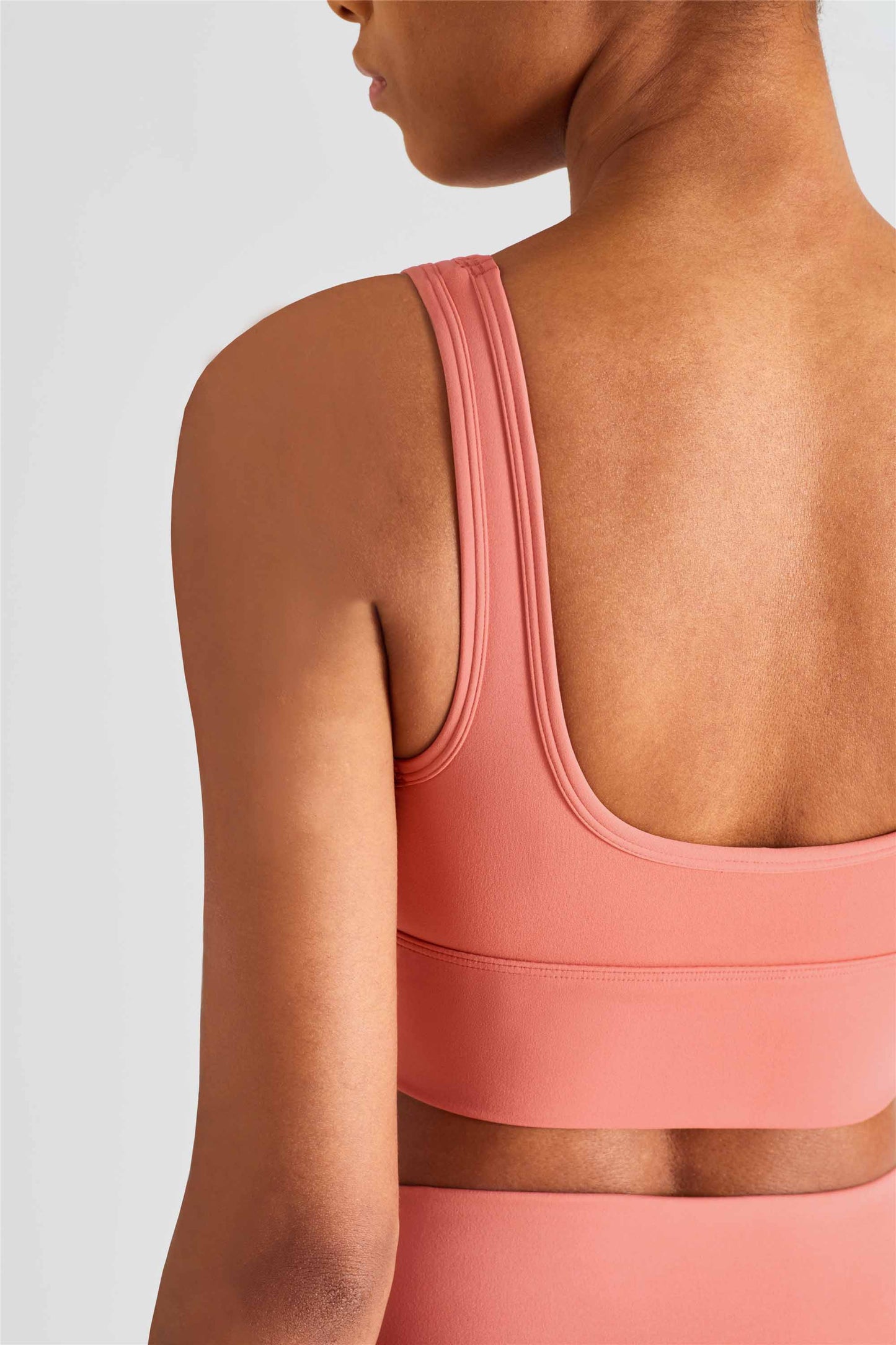 WX1420-NULS Fitness Vest Women's Cross Border Push-up shock-absorbing sports Bra with breast pad Pleated back Yoga Bra