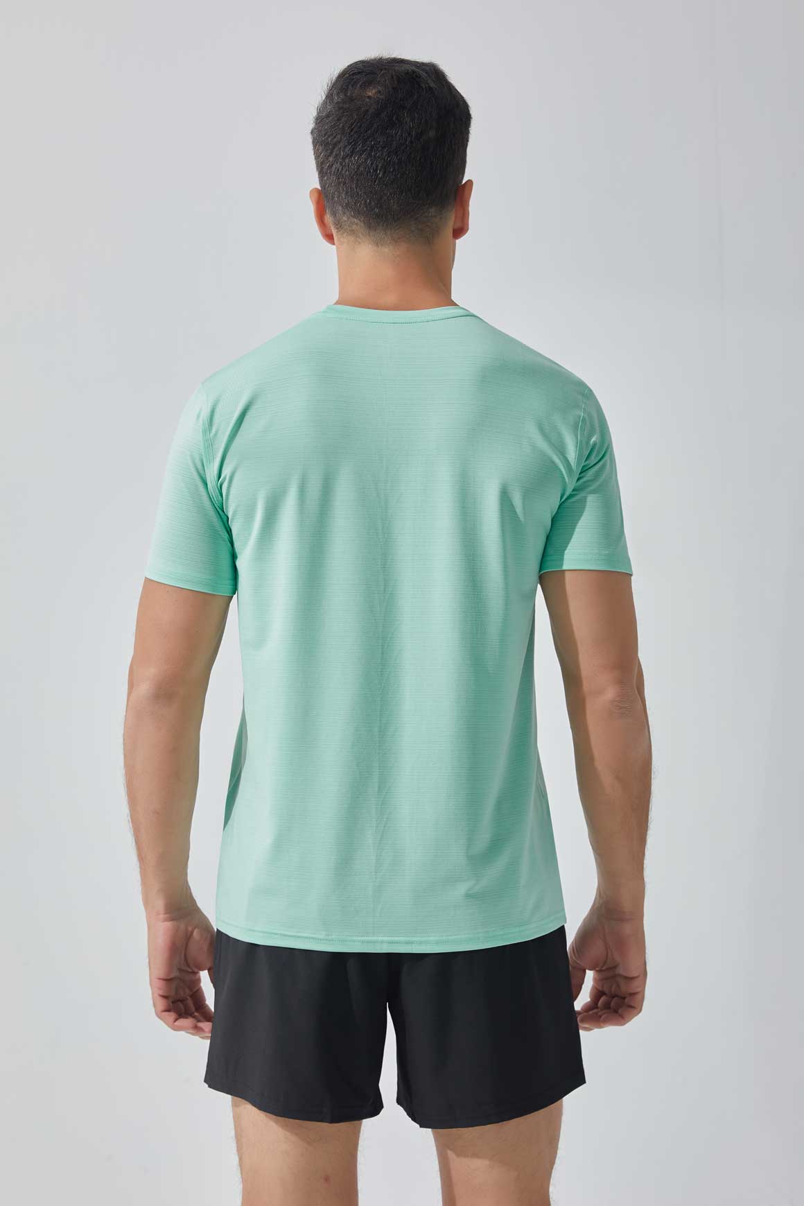 HRYTDT905-Summer large size sports short sleeve T-shirt men's round neck casual fitness breathable quick drying clothes cross-border outdoor running short sleeve