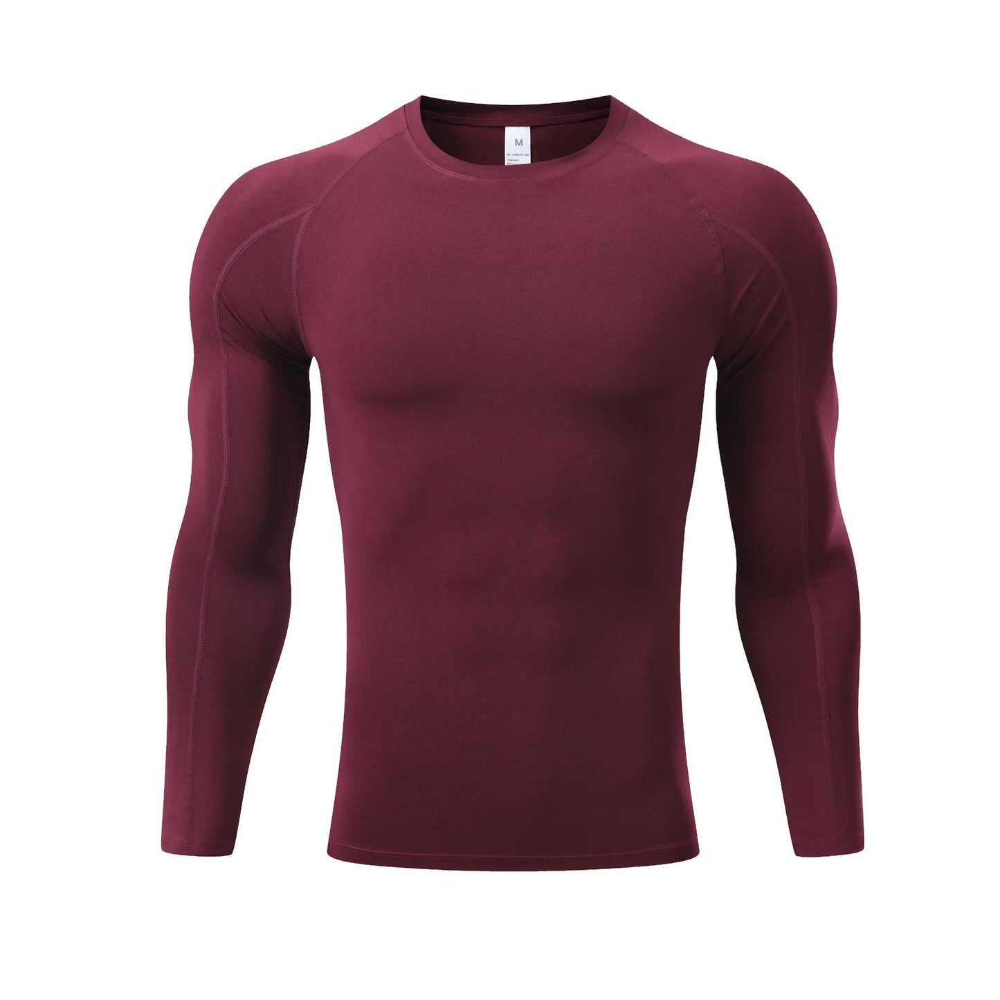 HRYTG1041-Spring men's running fitness long sleeve cross-border quick dry compression sports fitness clothing pro basketball training tights