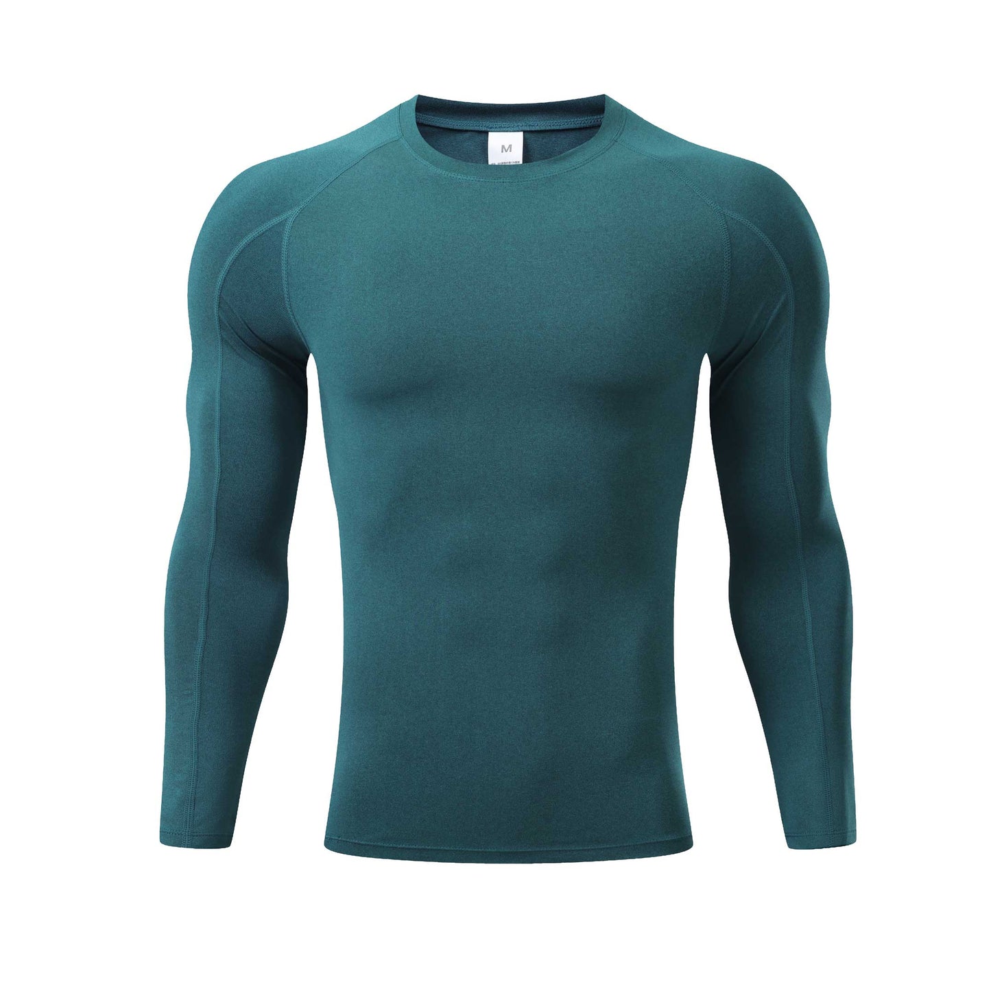 HRYTG1041-Spring men's running fitness long sleeve cross-border quick dry compression sports fitness clothing pro basketball training tights