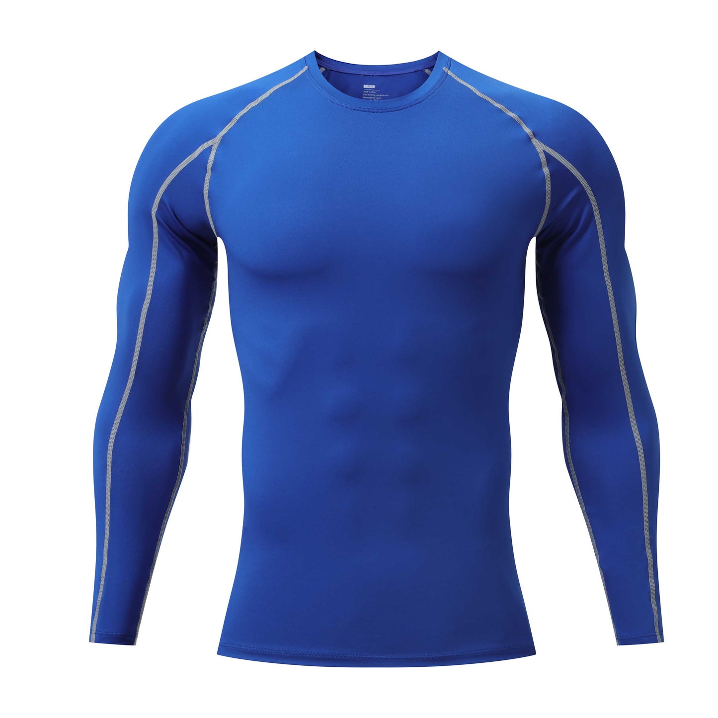 HRYTG1041-Spring men's running fitness long sleeve cross-border quick dry compression sports fitness clothing pro basketball training tights