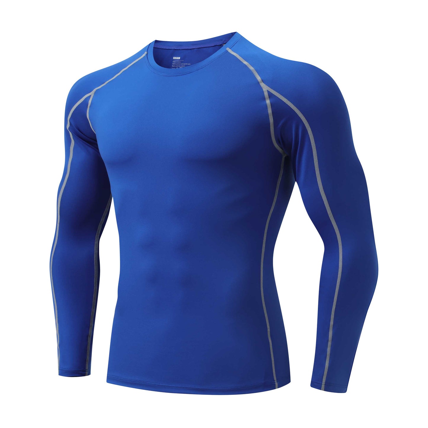 HRYTG1041-Spring men's running fitness long sleeve cross-border quick dry compression sports fitness clothing pro basketball training tights