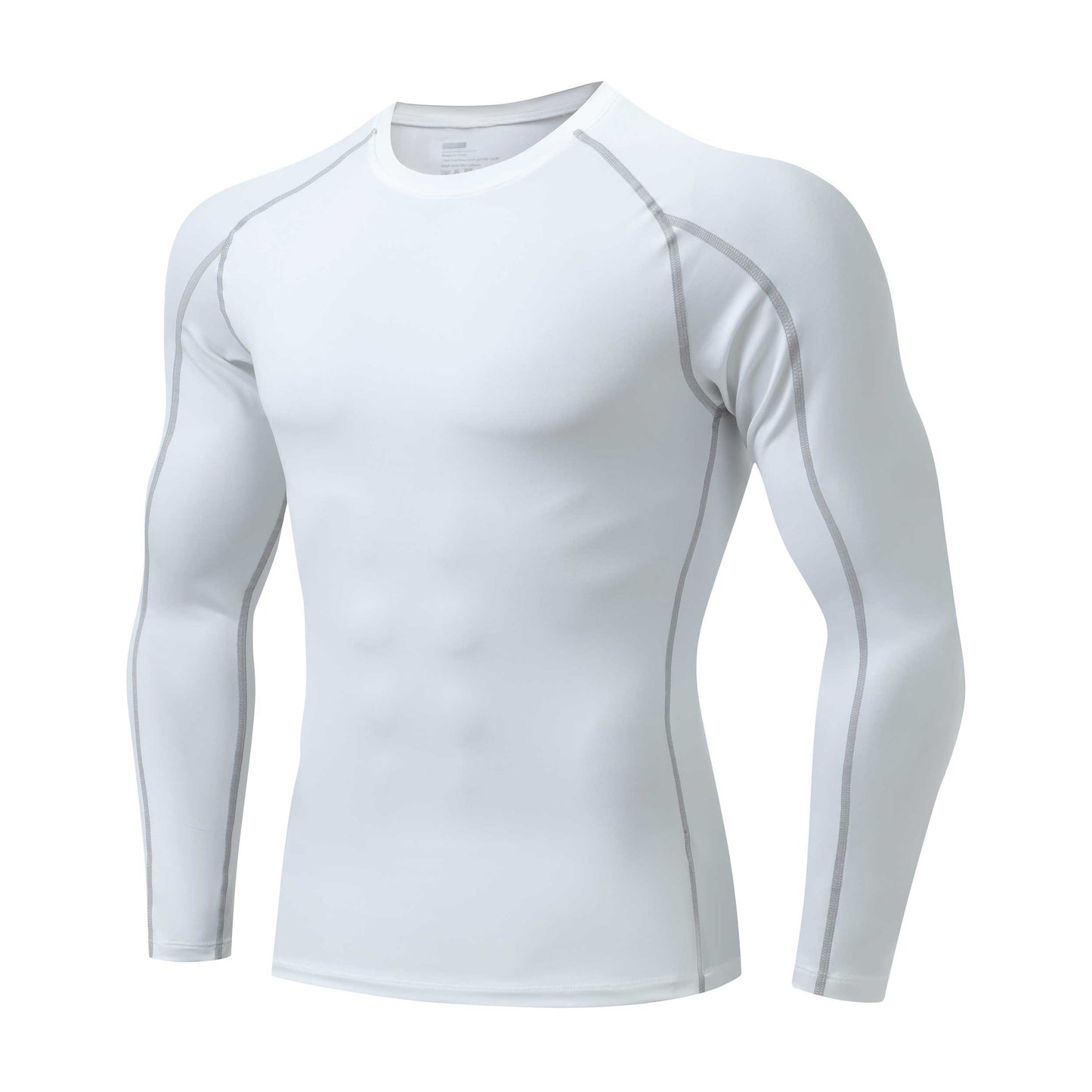 HRYTG1041-Spring men's running fitness long sleeve cross-border quick dry compression sports fitness clothing pro basketball training tights