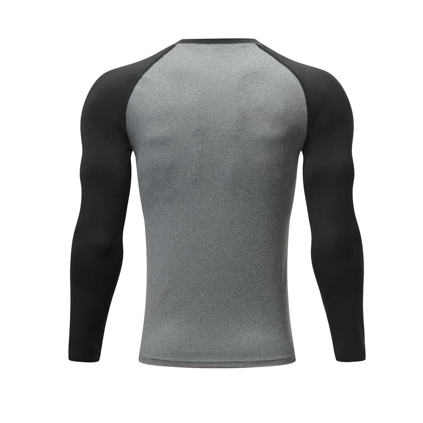 HRYT233001-Men's sports running fitness wear Amazon large size tights quick drying long sleeve T-shirt high elasticity training clothing