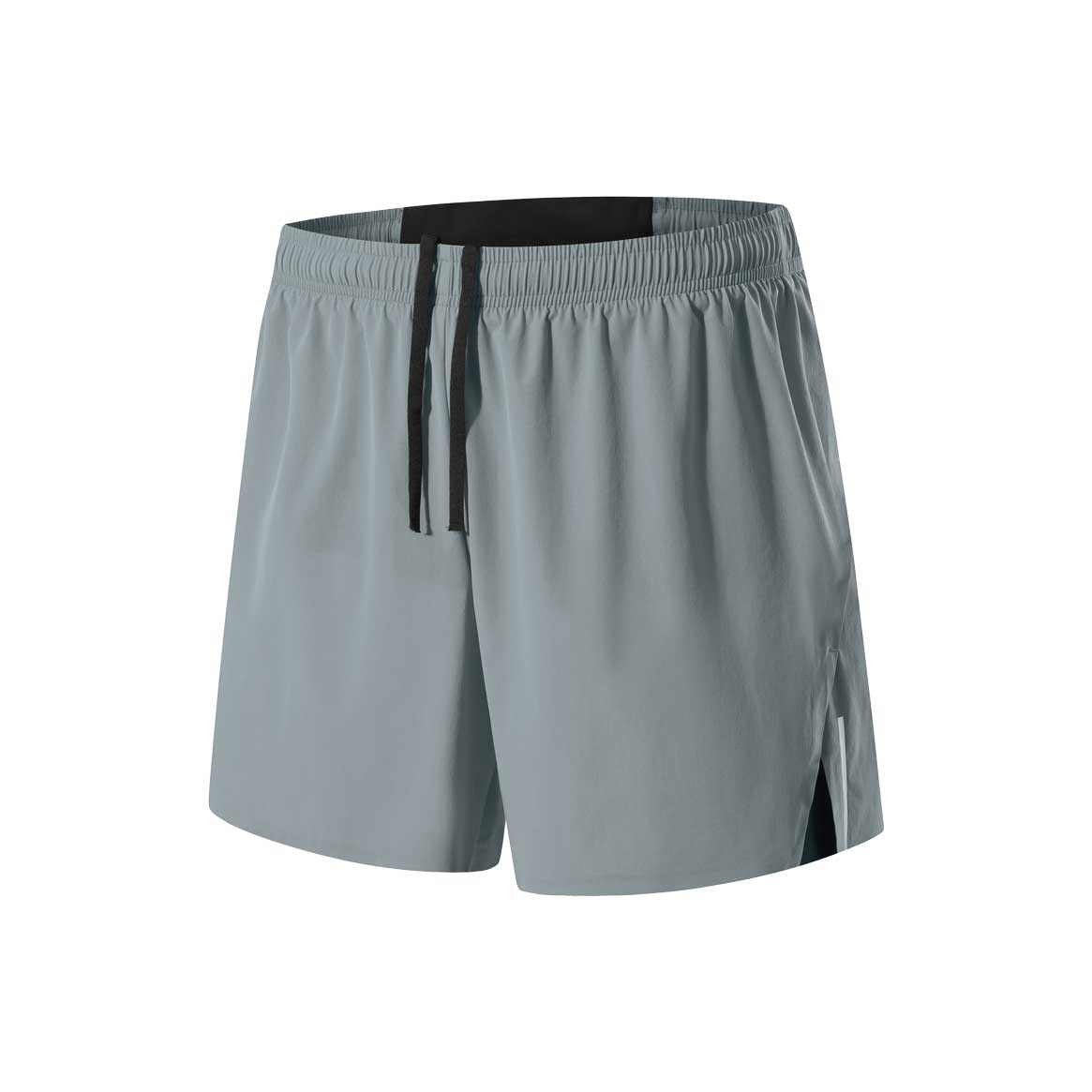 HRDK90027-Men's high-waisted compression running shorts for off-road running, marathon training, and fitness