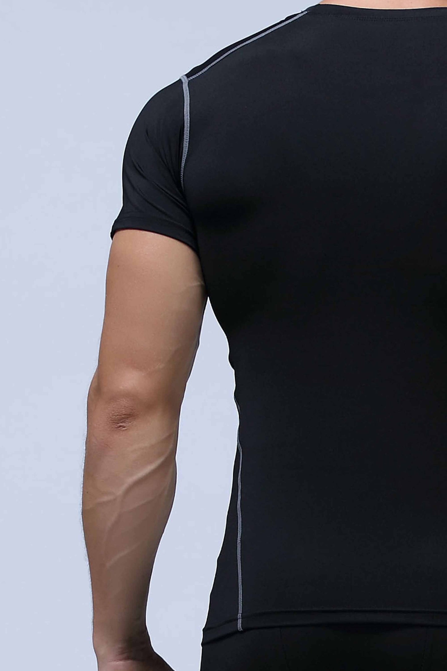 HRABW06-New basketball training sports short sleeve men breathable compression tight fitness quick drying clothes T-shirt