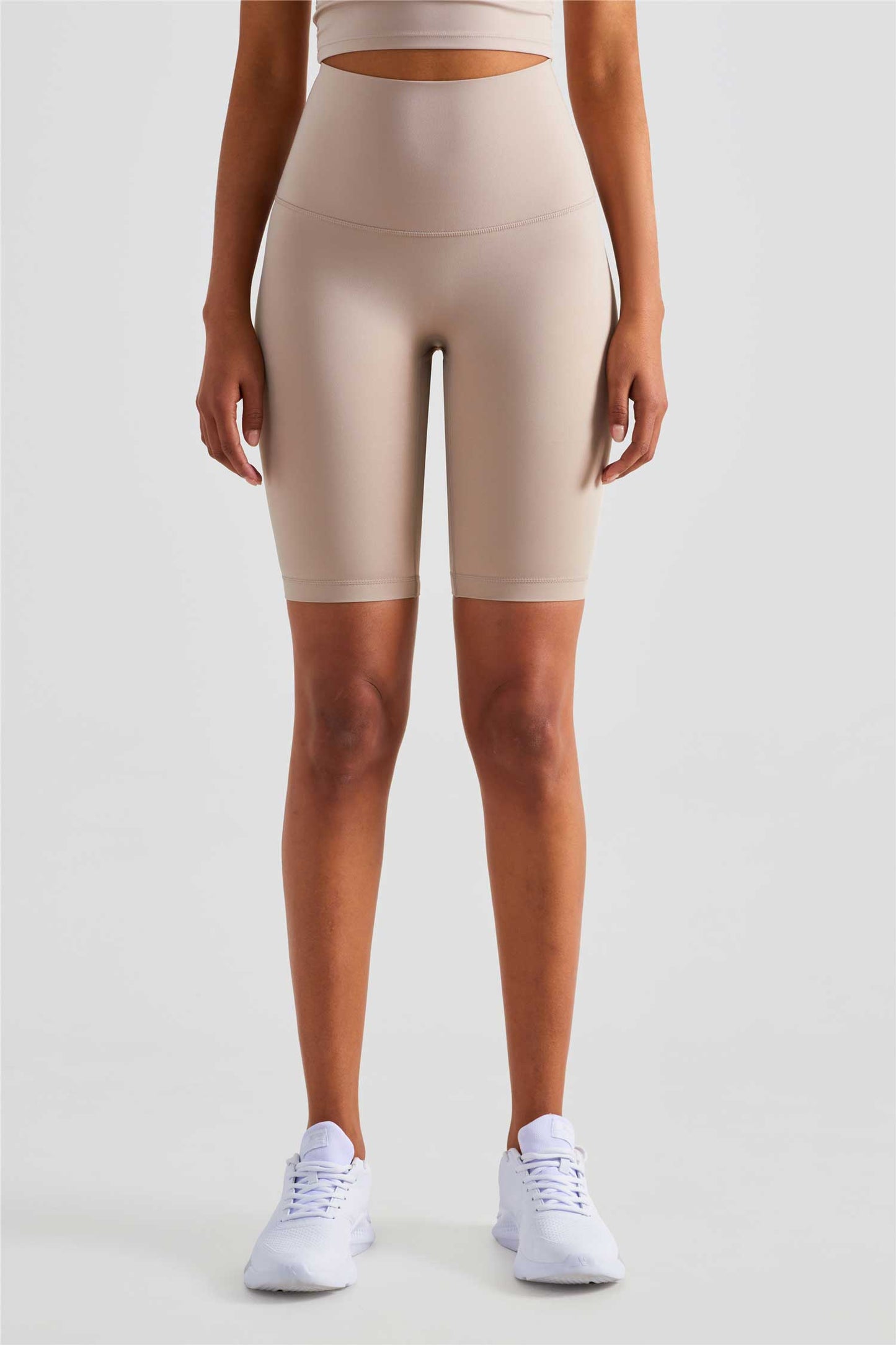 WK1260-ENULS Nude five point Yoga pants Women's Summer no T tight yoga dress High waist and hip lift fitness yoga shorts