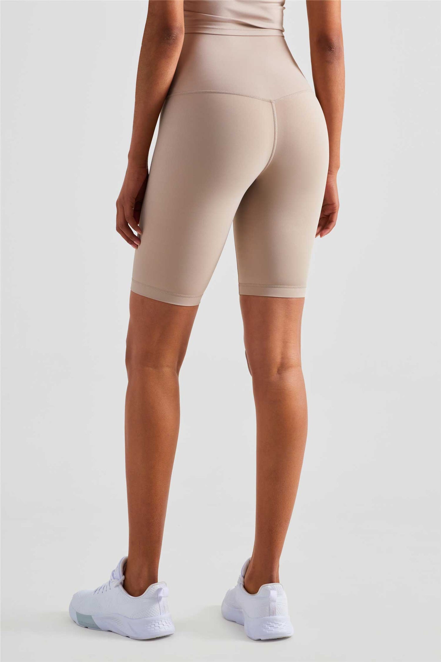 WK1260-ENULS Nude five point Yoga pants Women's Summer no T tight yoga dress High waist and hip lift fitness yoga shorts