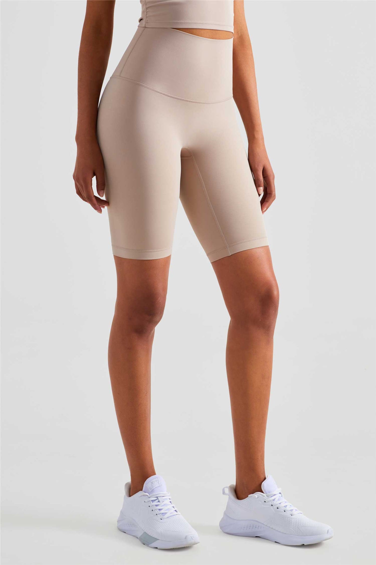 WK1260-ENULS Nude five point Yoga pants Women's Summer no T tight yoga dress High waist and hip lift fitness yoga shorts