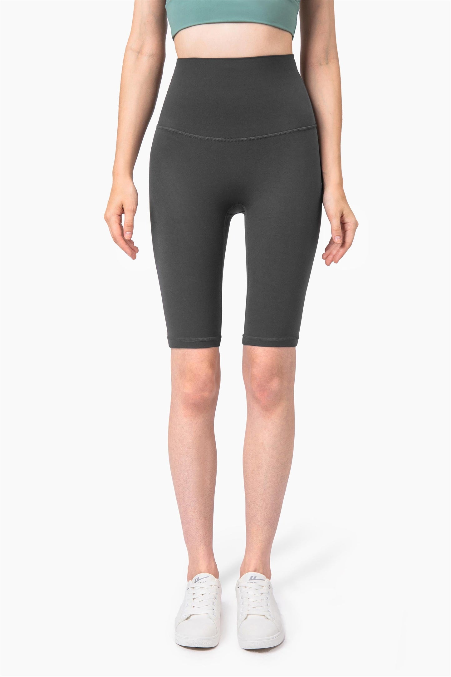 WK1260-ENULS Nude five point Yoga pants Women's Summer no T tight yoga dress High waist and hip lift fitness yoga shorts