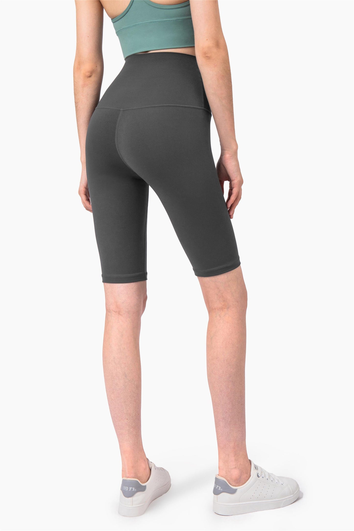 WK1260-ENULS Nude five point Yoga pants Women's Summer no T tight yoga dress High waist and hip lift fitness yoga shorts