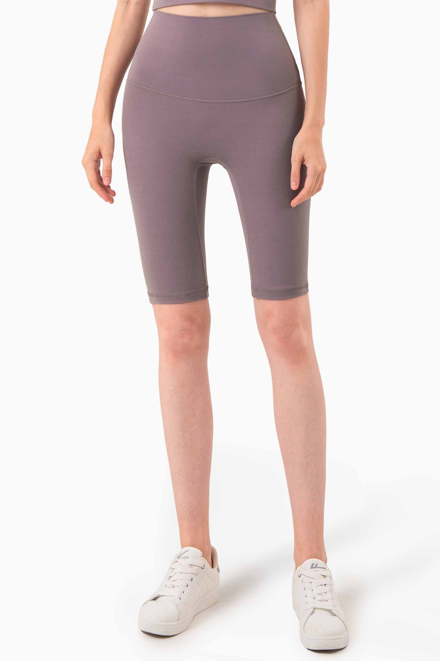 WK1260-ENULS Nude five point Yoga pants Women's Summer no T tight yoga dress High waist and hip lift fitness yoga shorts