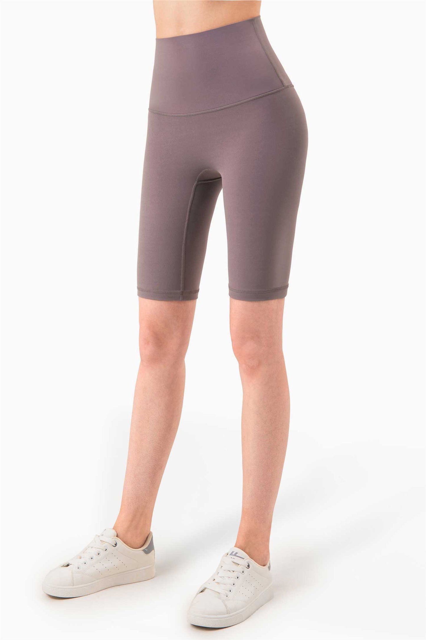 WK1260-ENULS Nude five point Yoga pants Women's Summer no T tight yoga dress High waist and hip lift fitness yoga shorts