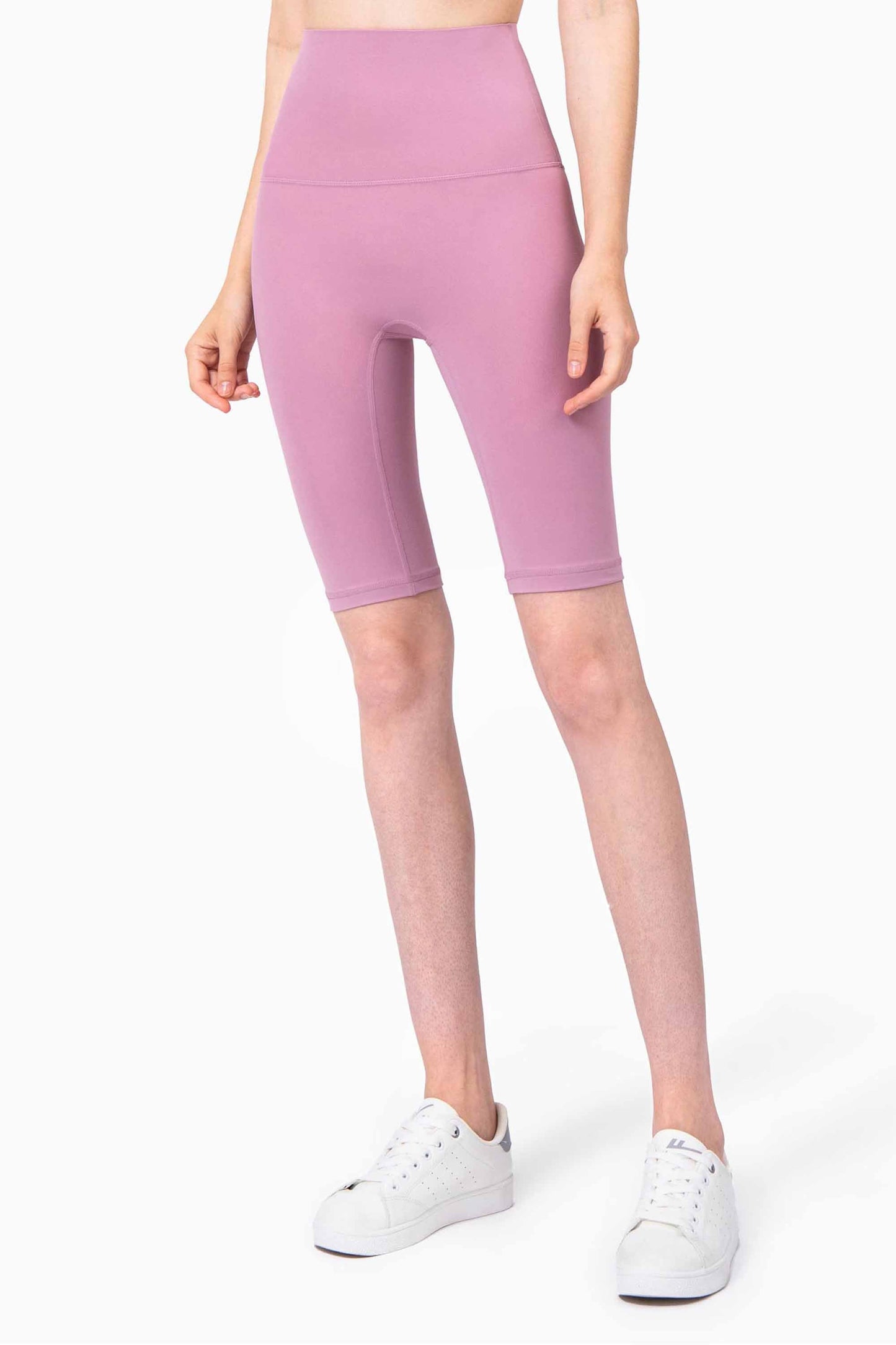 WK1260-ENULS Nude five point Yoga pants Women's Summer no T tight yoga dress High waist and hip lift fitness yoga shorts