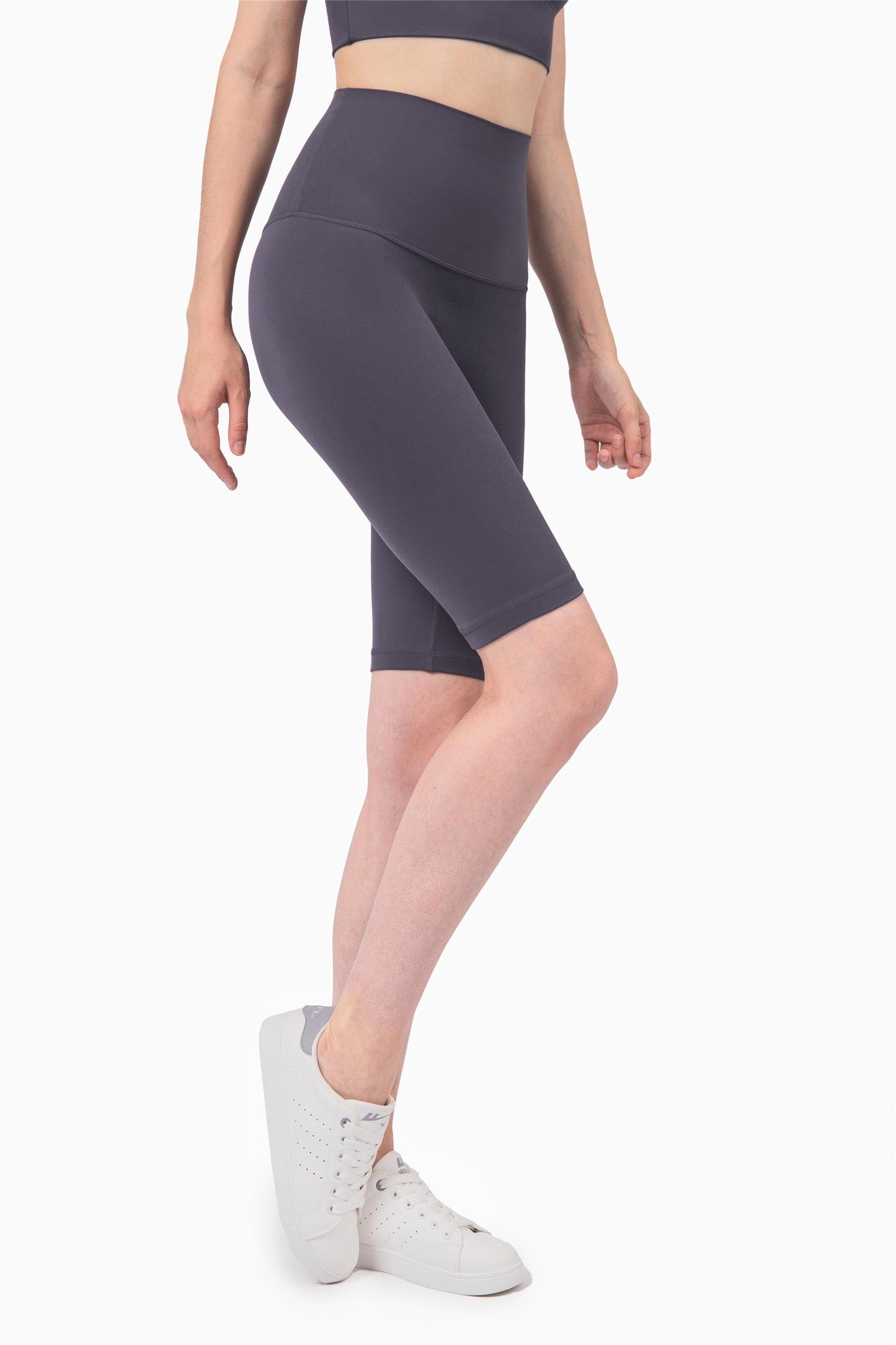 WK1260-ENULS Nude five point Yoga pants Women's Summer no T tight yoga dress High waist and hip lift fitness yoga shorts