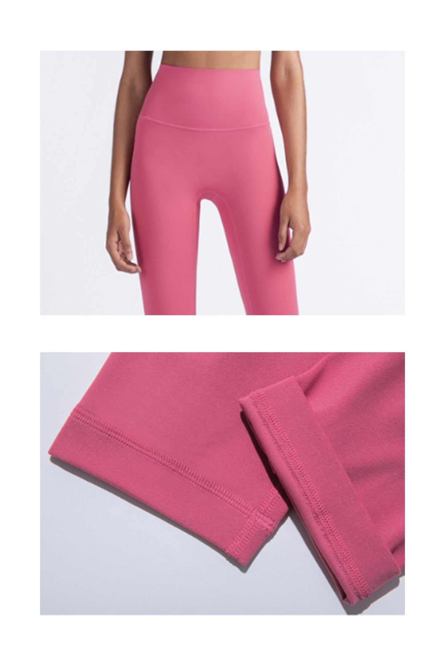 CK1237-NULS Yoga Wear No Embarrassment Line Exercise Fitness Pants Women's summer skinny peach hip lift high waist nude yoga pants