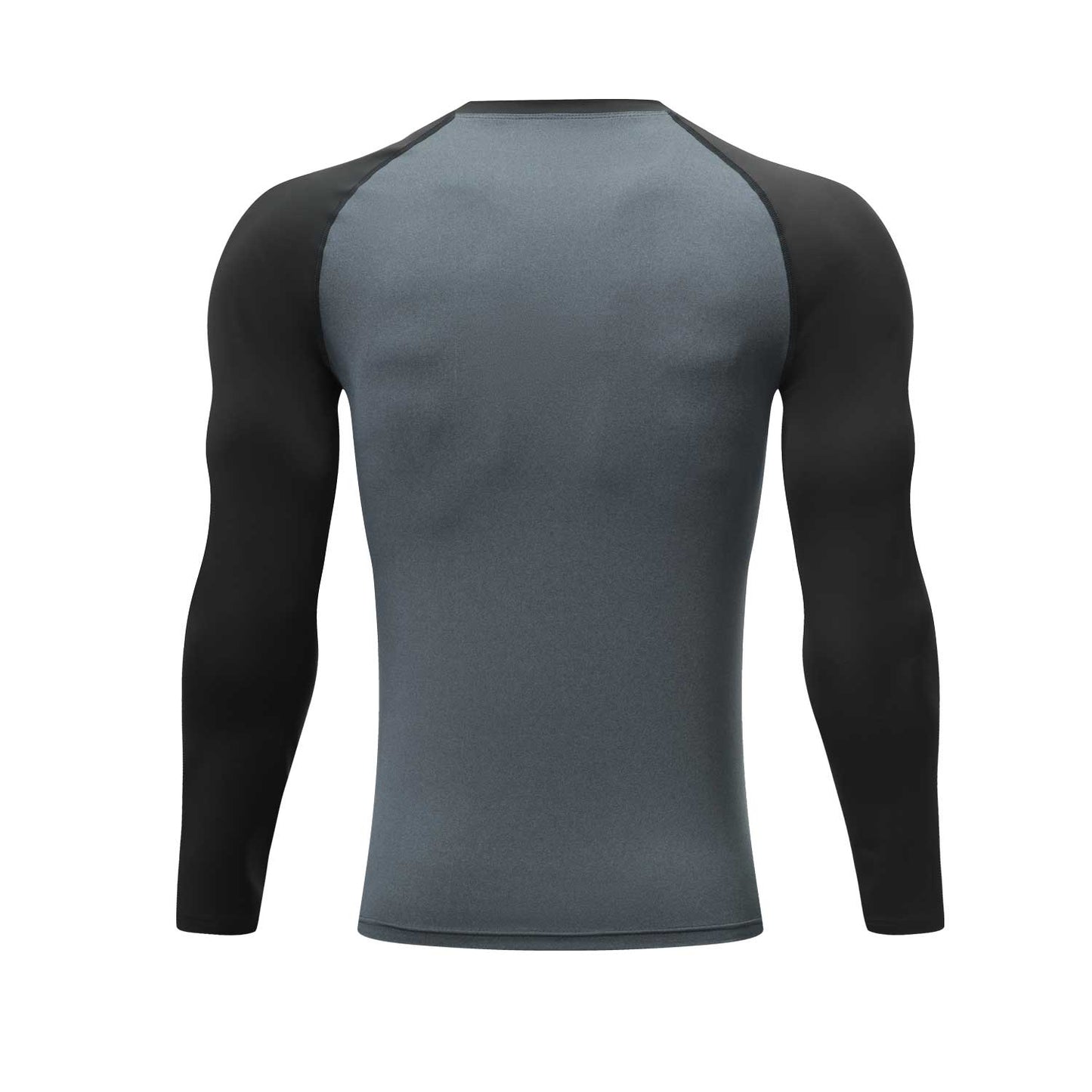 HRYT233001-Men's sports running fitness wear Amazon large size tights quick drying long sleeve T-shirt high elasticity training clothing