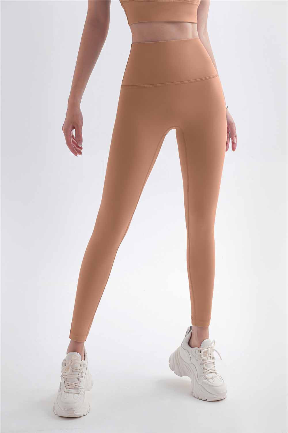 CK1476-Warm shell Autumn and winter plus fleece thickened peach butt lift fitness pants without embarrassment yoga pants original running leggings