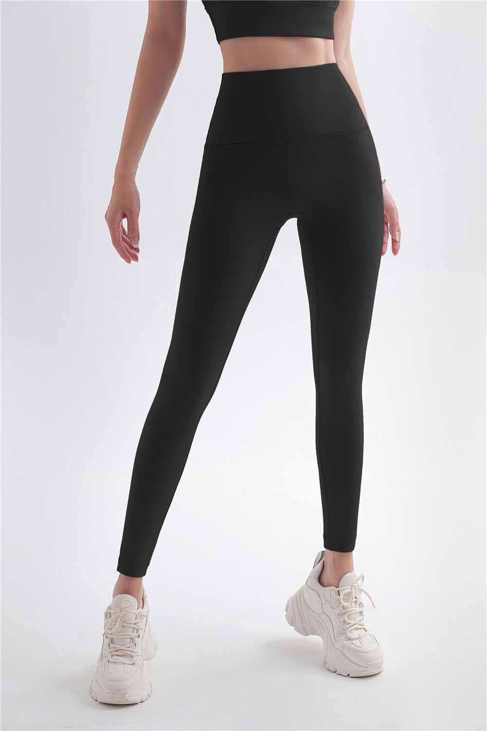 CK1476-Warm shell Autumn and winter plus fleece thickened peach butt lift fitness pants without embarrassment yoga pants original running leggings