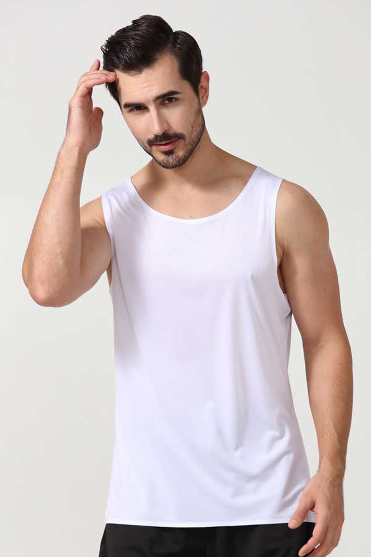 HRD10024-Summer new lightweight running vest for men, sleeveless for gym training, adhesive closure for outdoor marathon racing