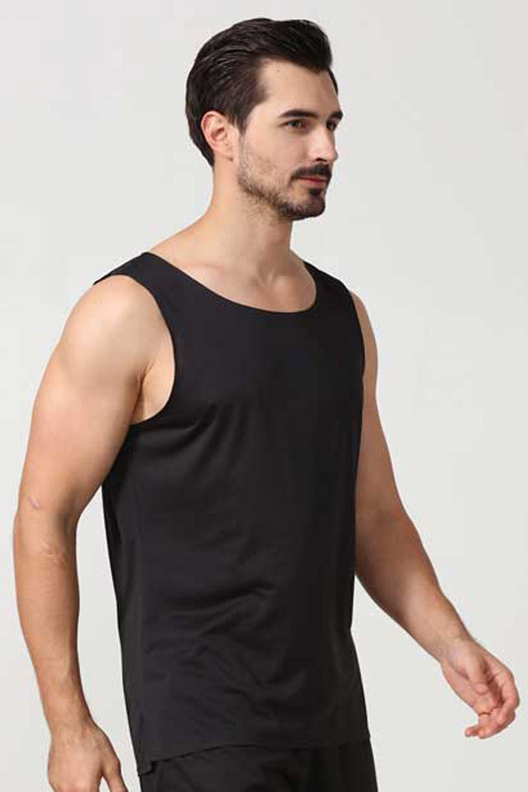 HRD10024-Summer new lightweight running vest for men, sleeveless for gym training, adhesive closure for outdoor marathon racing