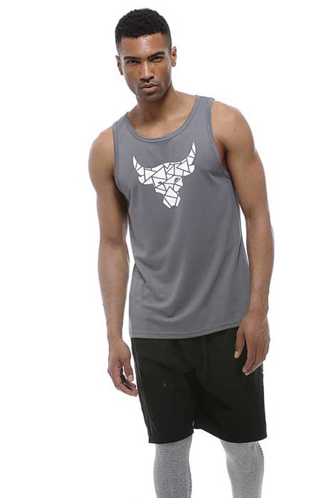 HRABW01#2-Men's sports vest plus size loose basketball training sports quick drying running fitness vest men's vest