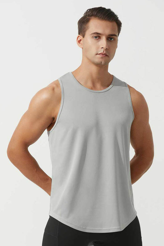 HR2210004-Men's loose summer sports vest, plus size basketball training vest, quick-drying fitness vest