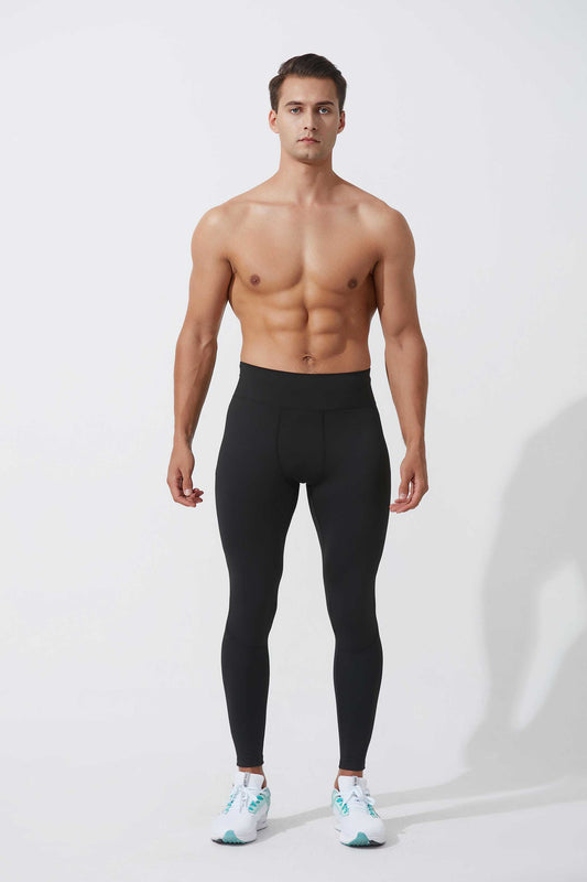 HRYTG1006-High bounce basketball sports leggings Men's waist pocket quick drying compression pants Outdoor running training fitness pants