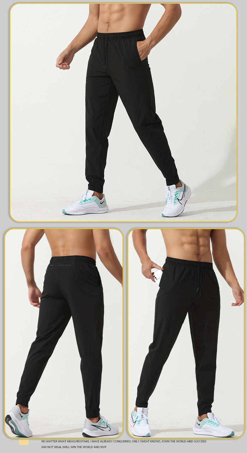 Customized sports pants for men's running woven sports pants, fitness loose casual pants, logo can be printed