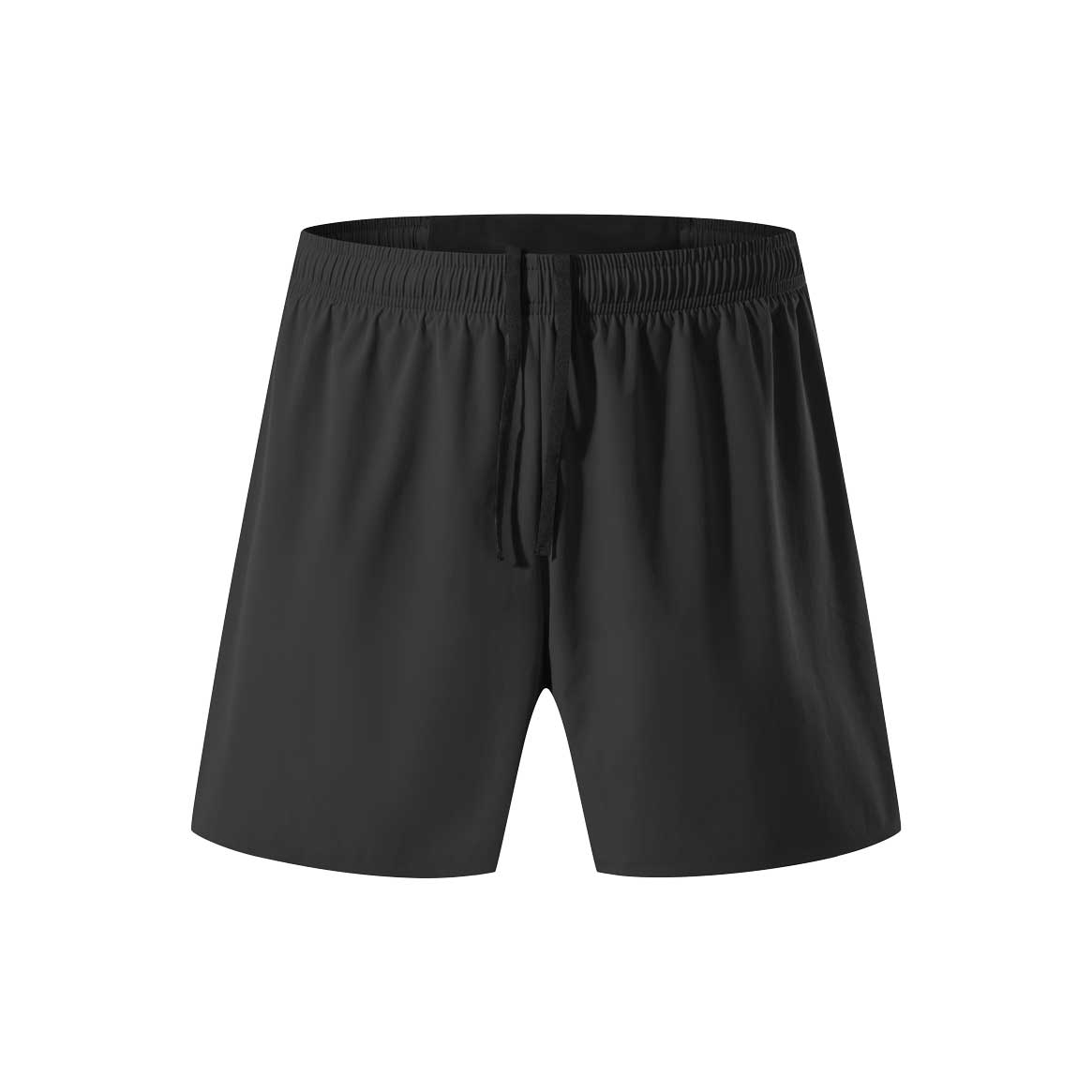 HRDK90027-Men's high-waisted compression running shorts for off-road running, marathon training, and fitness