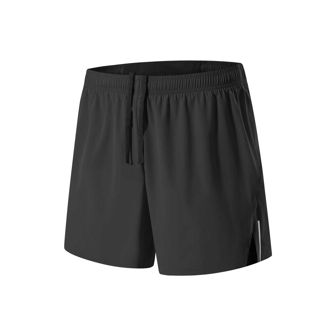 HRDK90027-Men's high-waisted compression running shorts for off-road running, marathon training, and fitness